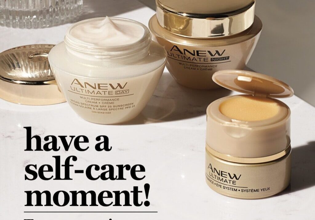 Anew Ultimate skincare products.