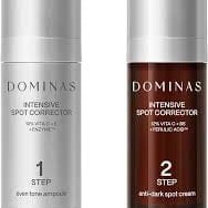A picture of two bottles of cosmetics.