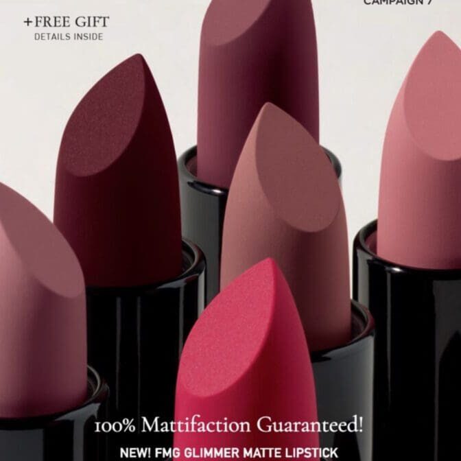 A bunch of lipstick in different colors